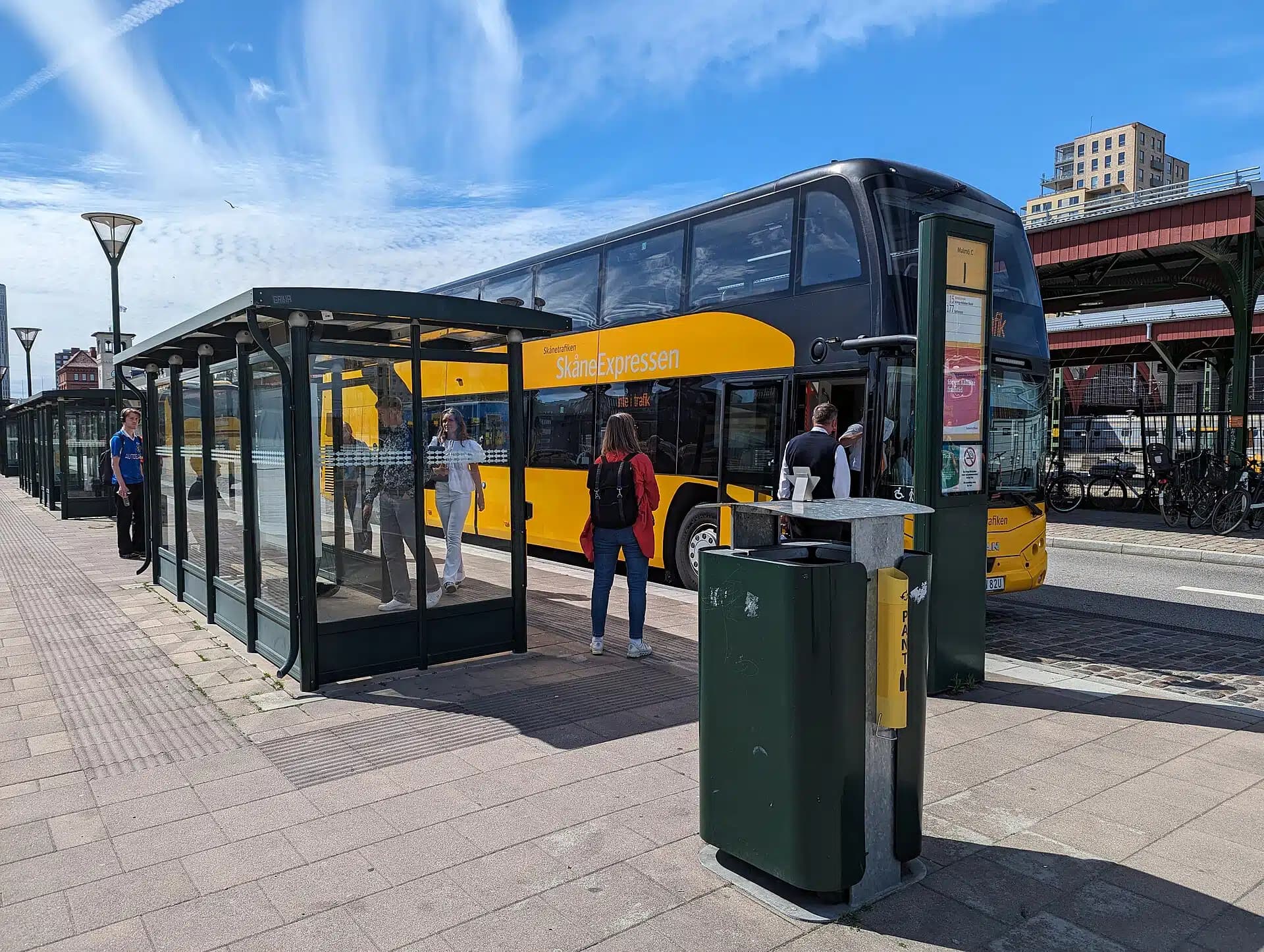 En Skånetrafiken-buss i Malmö